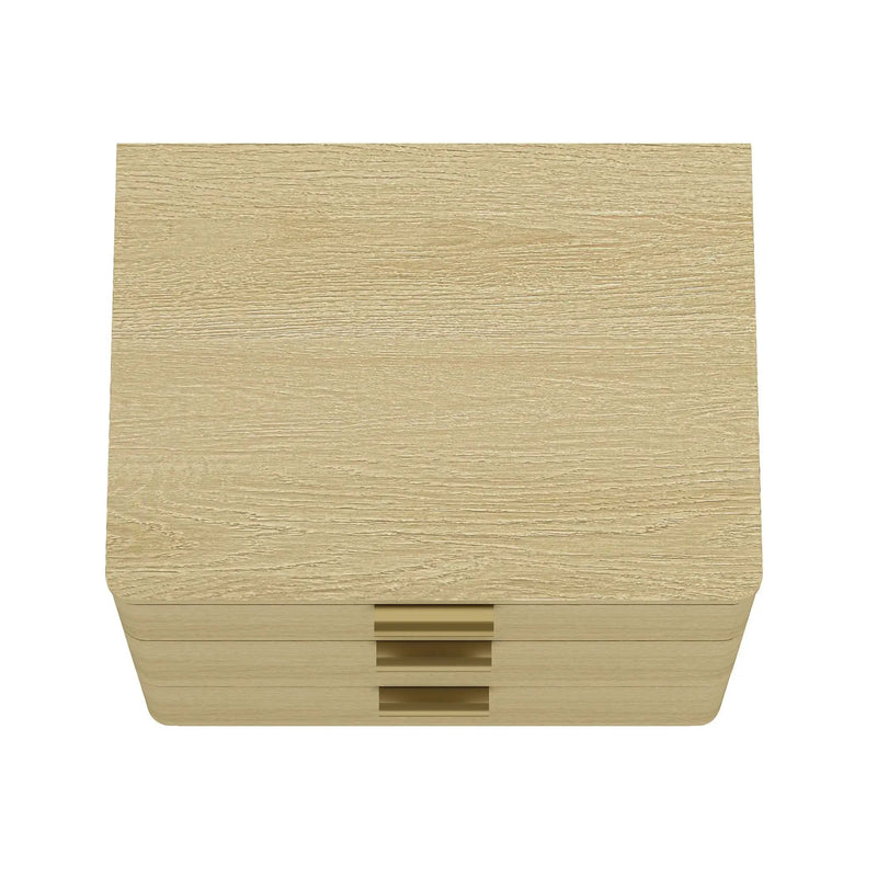 Payton - Nightstand With 3 Drawers - Oak by HouseOfZazla