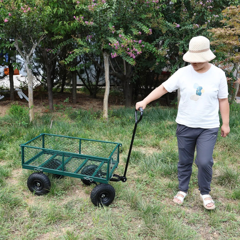 Wagon Cart Garden Cart Trucks in Green by HouseOfZazla