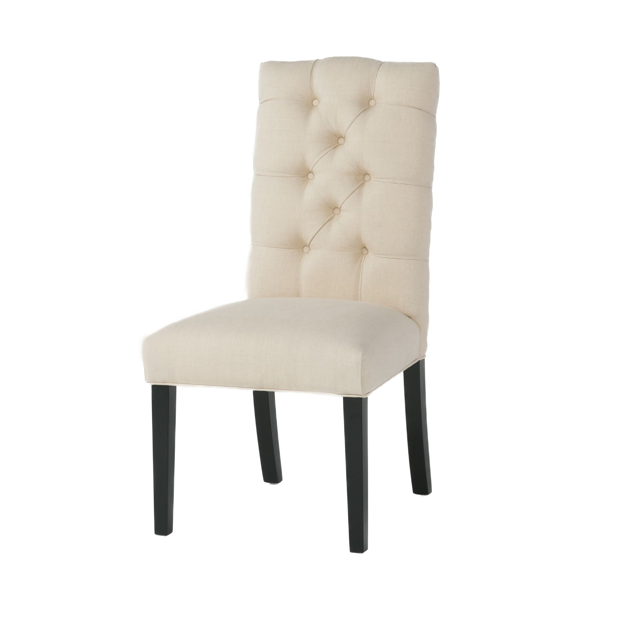 Harding Tufted Dining Chair Set of 2 - Natural by HouseOfZazla