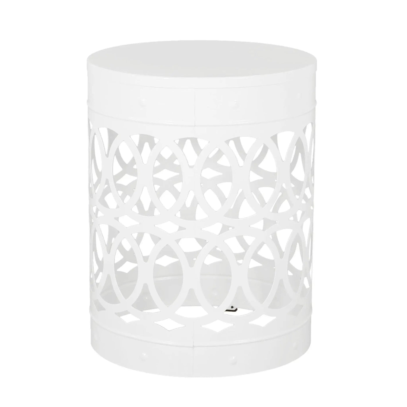 Outdoor Metal Side Table Set of 2 by HouseOfZazla