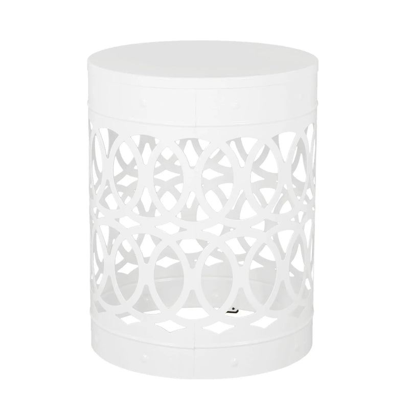 Outdoor Metal Side Table Set of 2 by HouseOfZazla