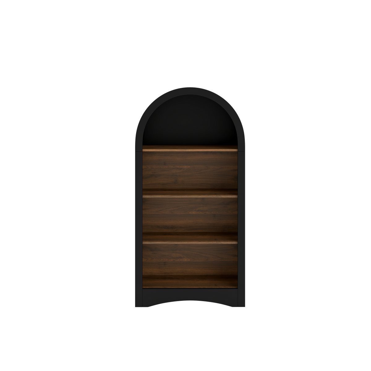 47" Freestanding Display Rack with Woodgrain Shelves, photo 9 of 10