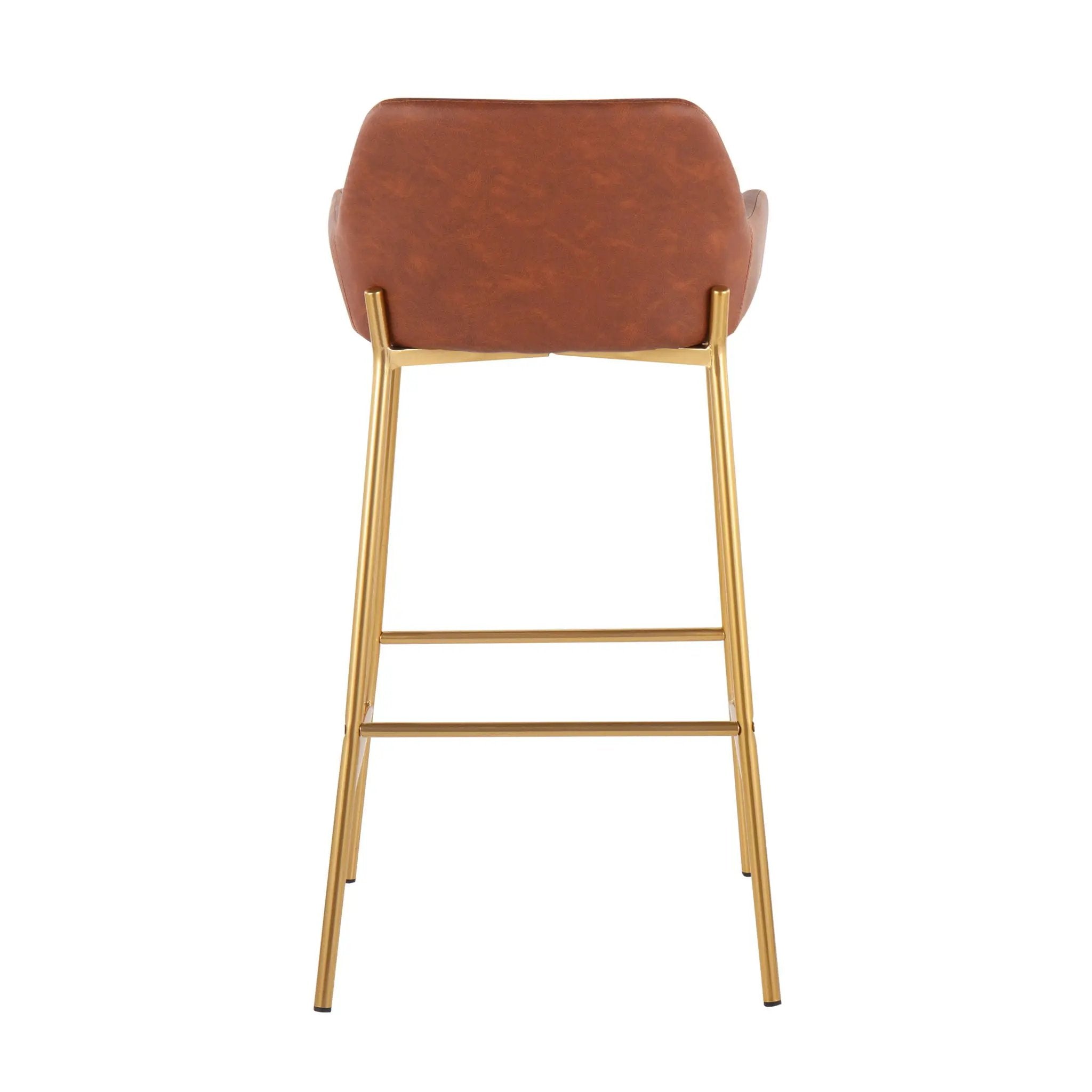 Daniella - Contemporary / Glam Fixed Height Bar Stool (Set of 2) by Unique Piece Furniture