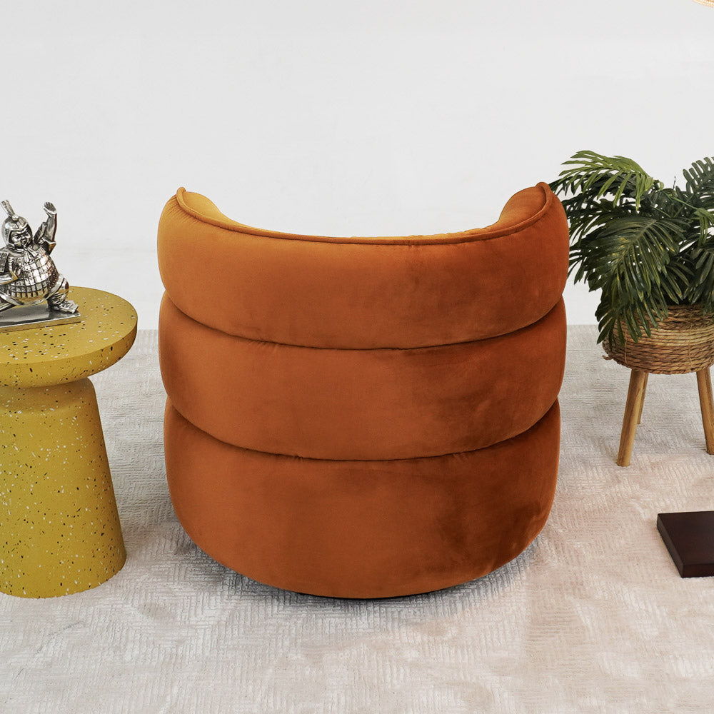Walden Stylish Swivel Chair with Integrated Armrests - Multiple Colors, photo 31 of 38