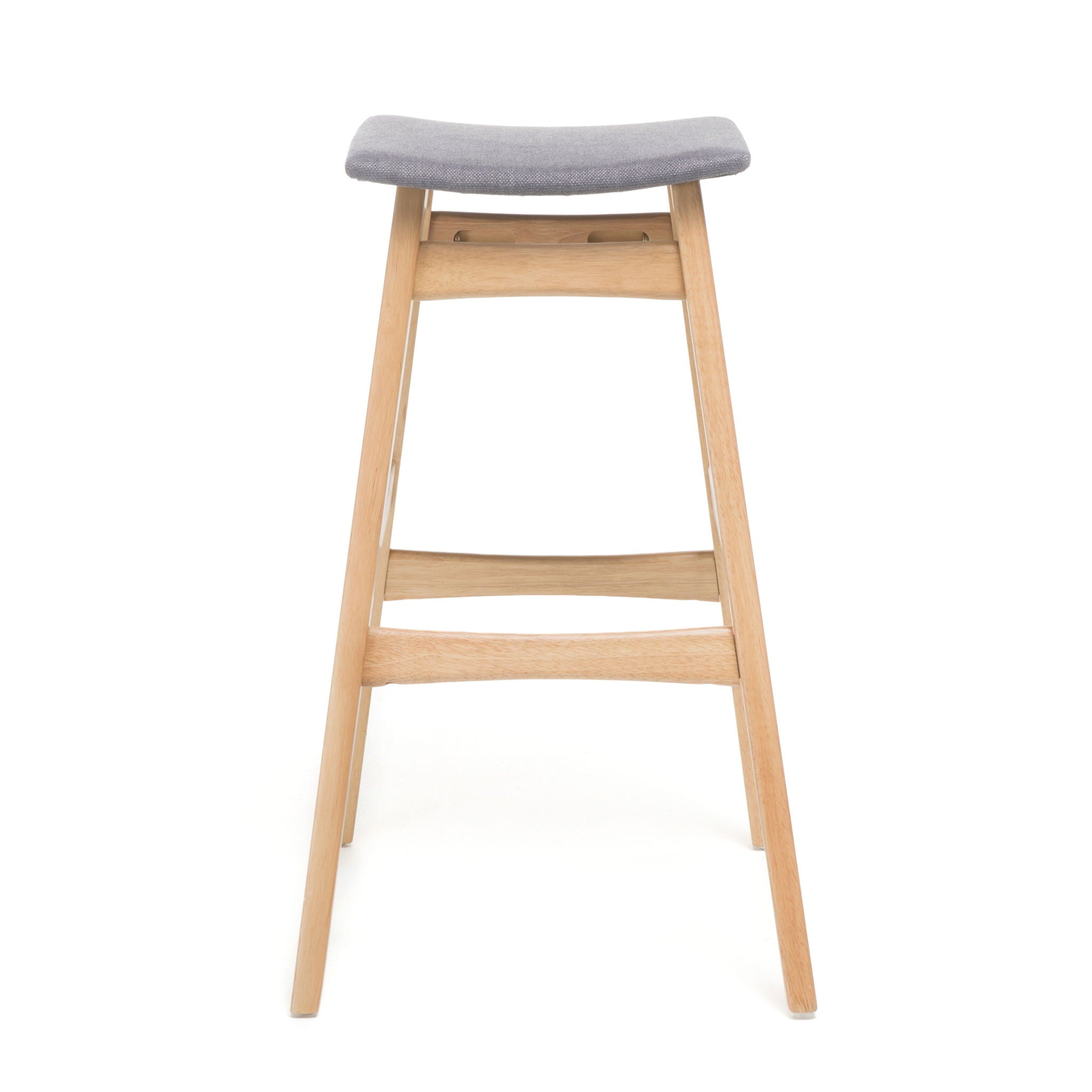 Modern Bar Stool Set With Upholstered Seating by HouseOfZazla