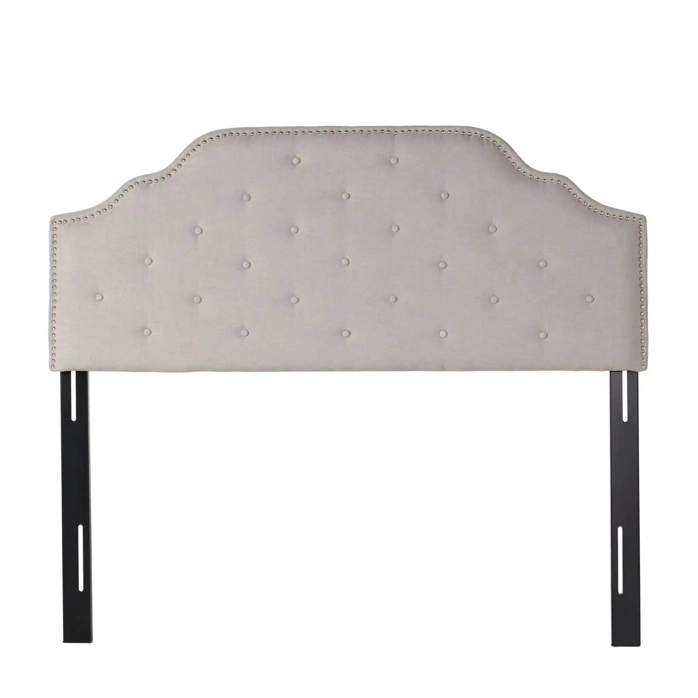 Luella Button Tufted Upholstered Headboard by HouseOfZazla