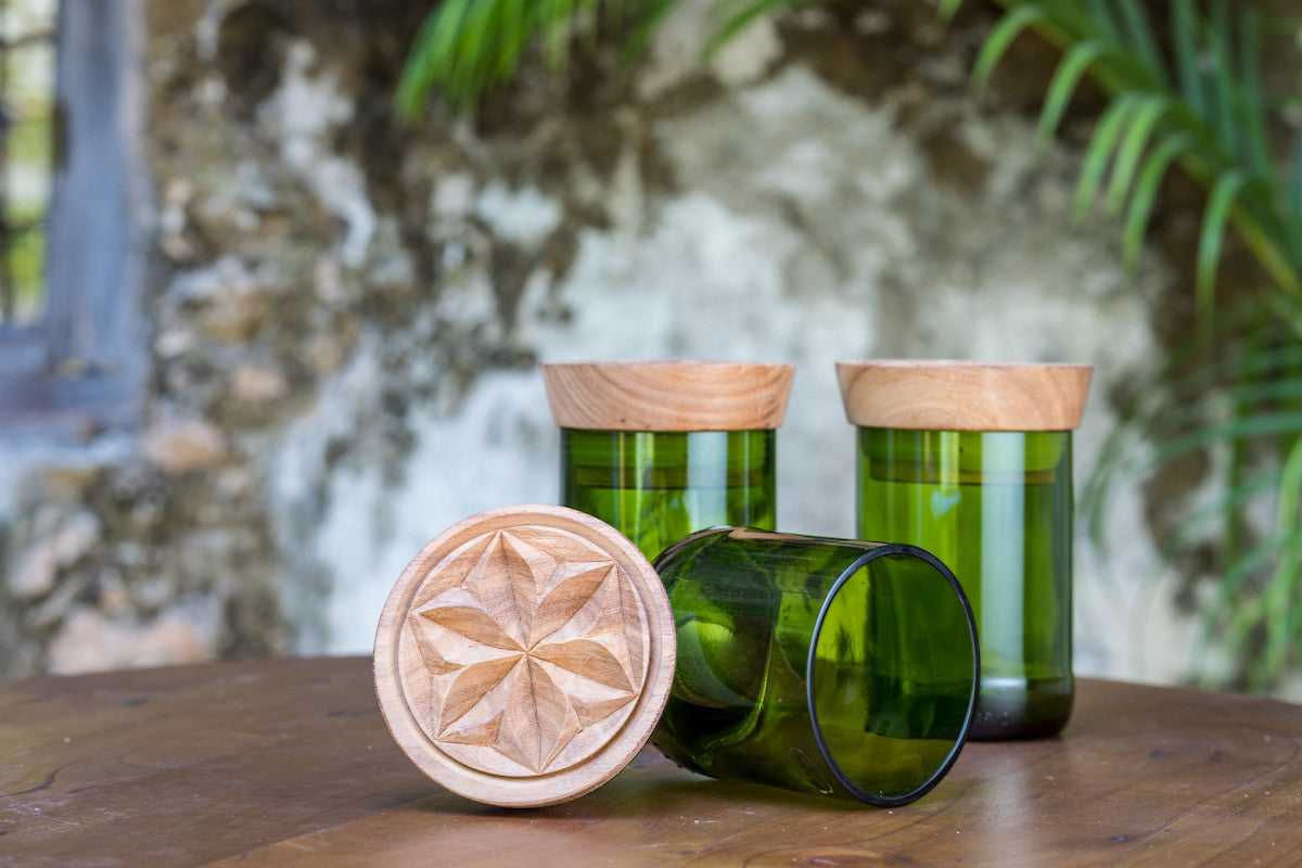 Hiliki Jar - Dark Green - Medium (set of 2), photo 6 of 6
