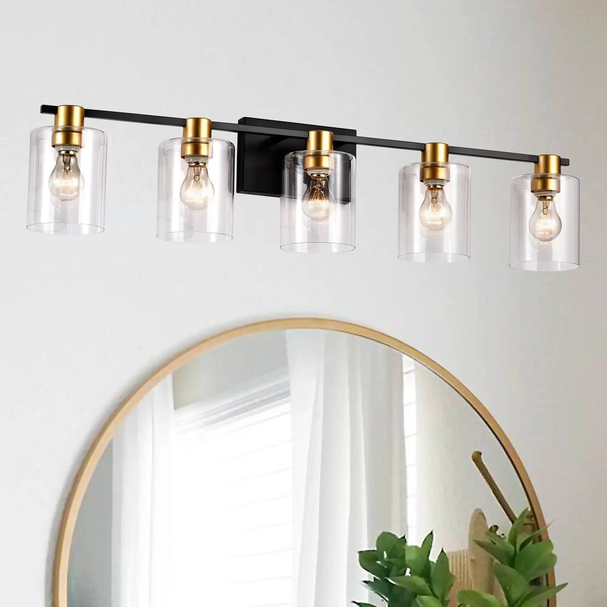 5-Light Matte Bathroom Lighting by HouseOfZazla