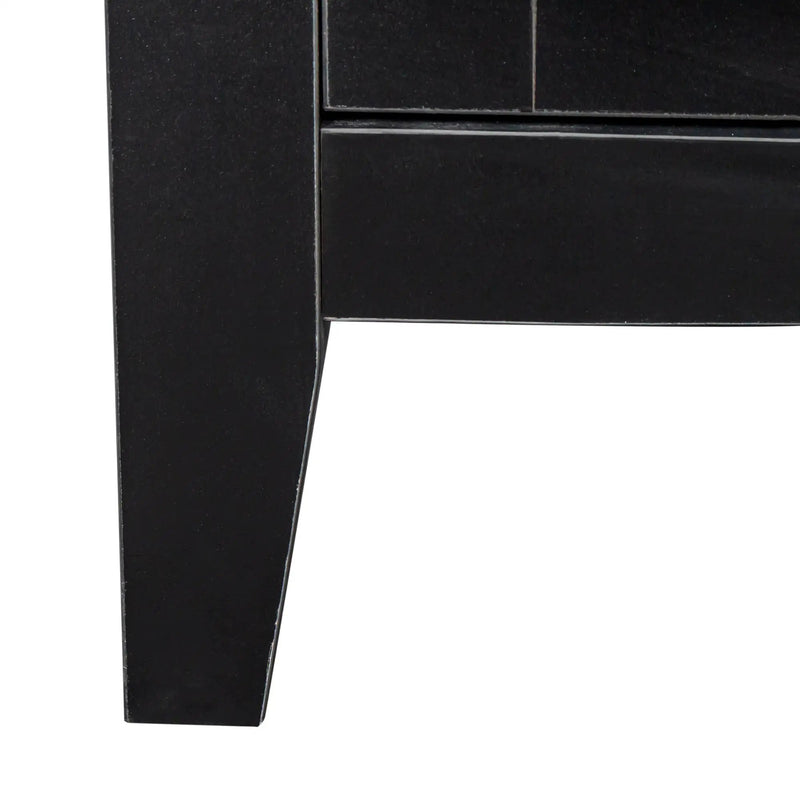 Cabinet With 4 Doors and 4 Open Shelves Freestanding Sideboard by HouseOfZazla