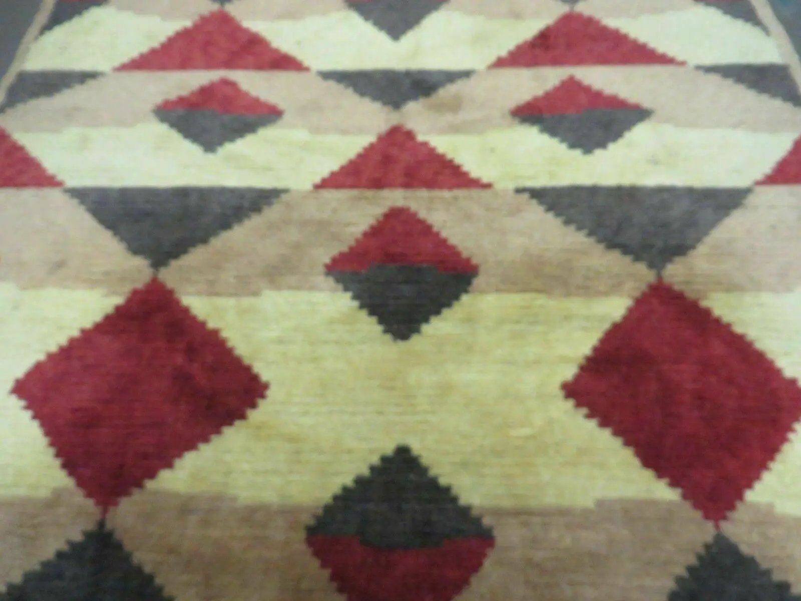6' X 8' Handmade Tibetan Nepal Chinese Wool Rug Art Deco Contemporary Modern by Jewel Rugs