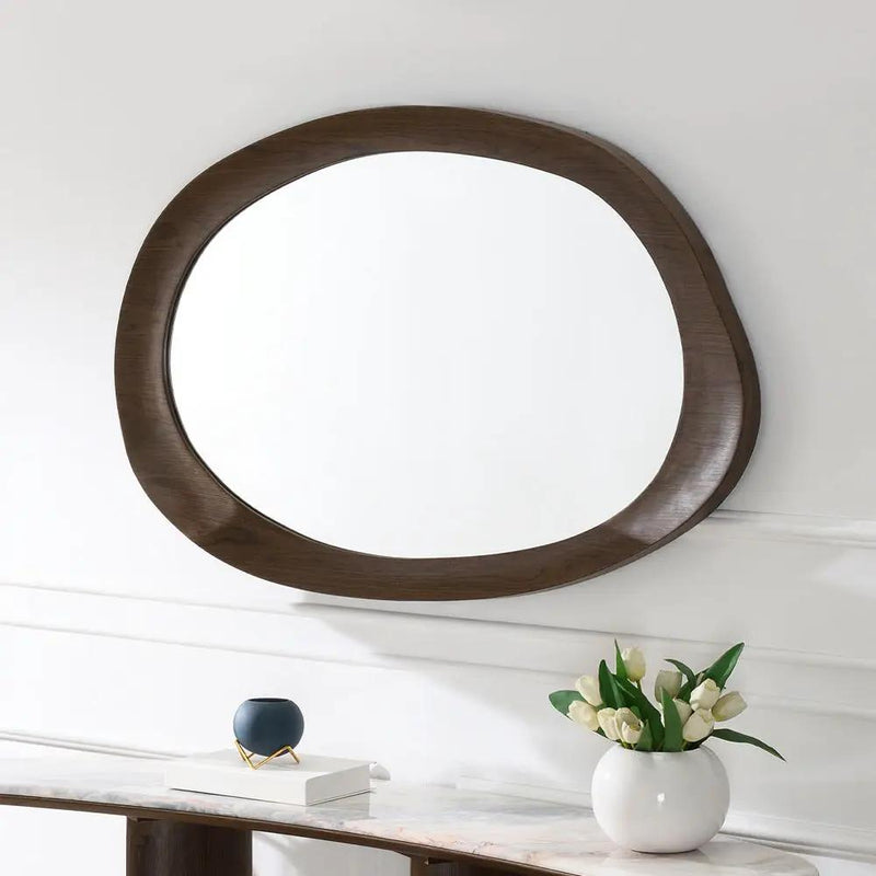 Hanale - Accent Mirror - Brown by Unique Piece Furniture