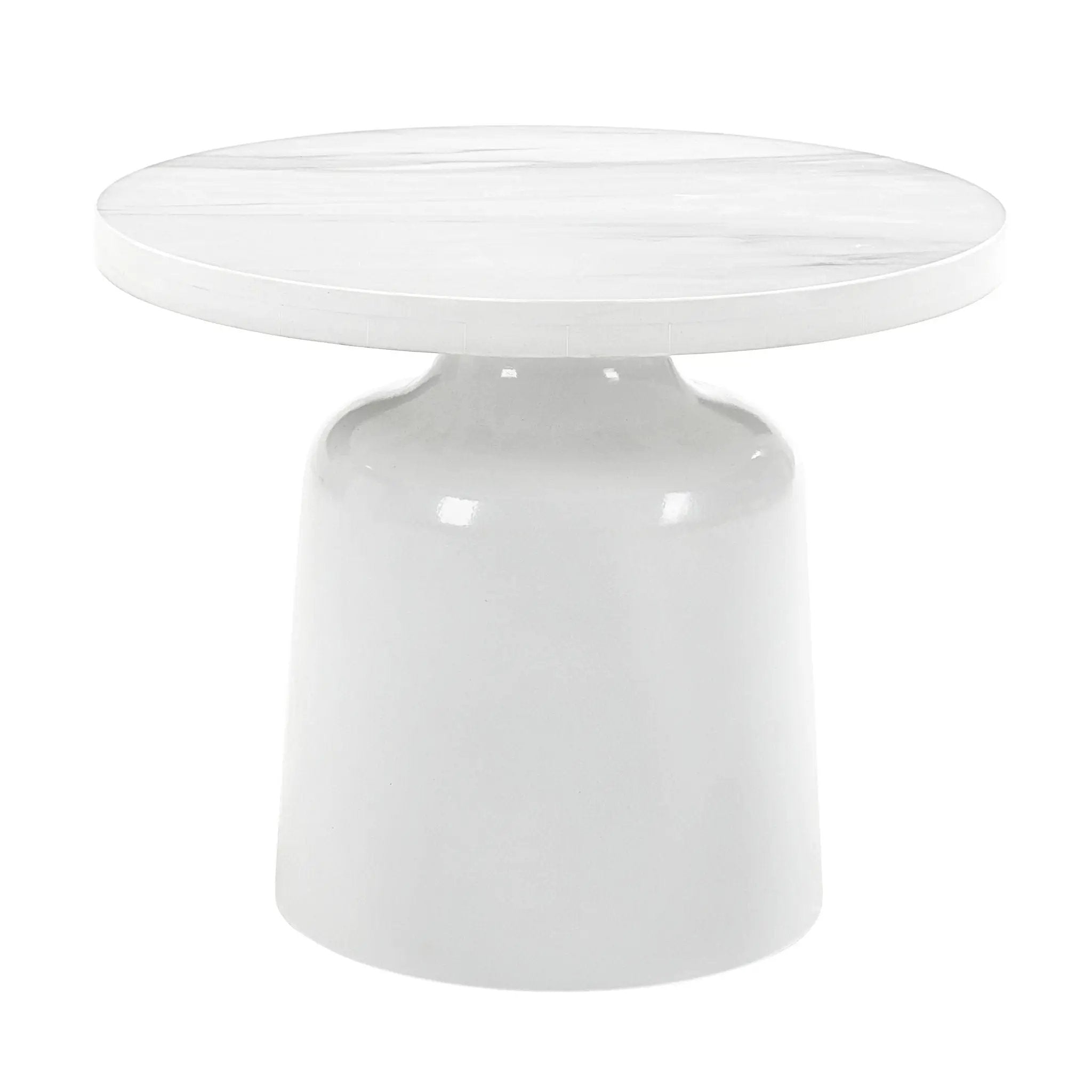 Zaid - Engineering Marble High Gloss Table by Unique Piece Furniture