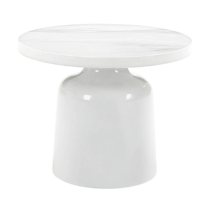 Zaid - Engineering Marble High Gloss Table by Unique Piece Furniture