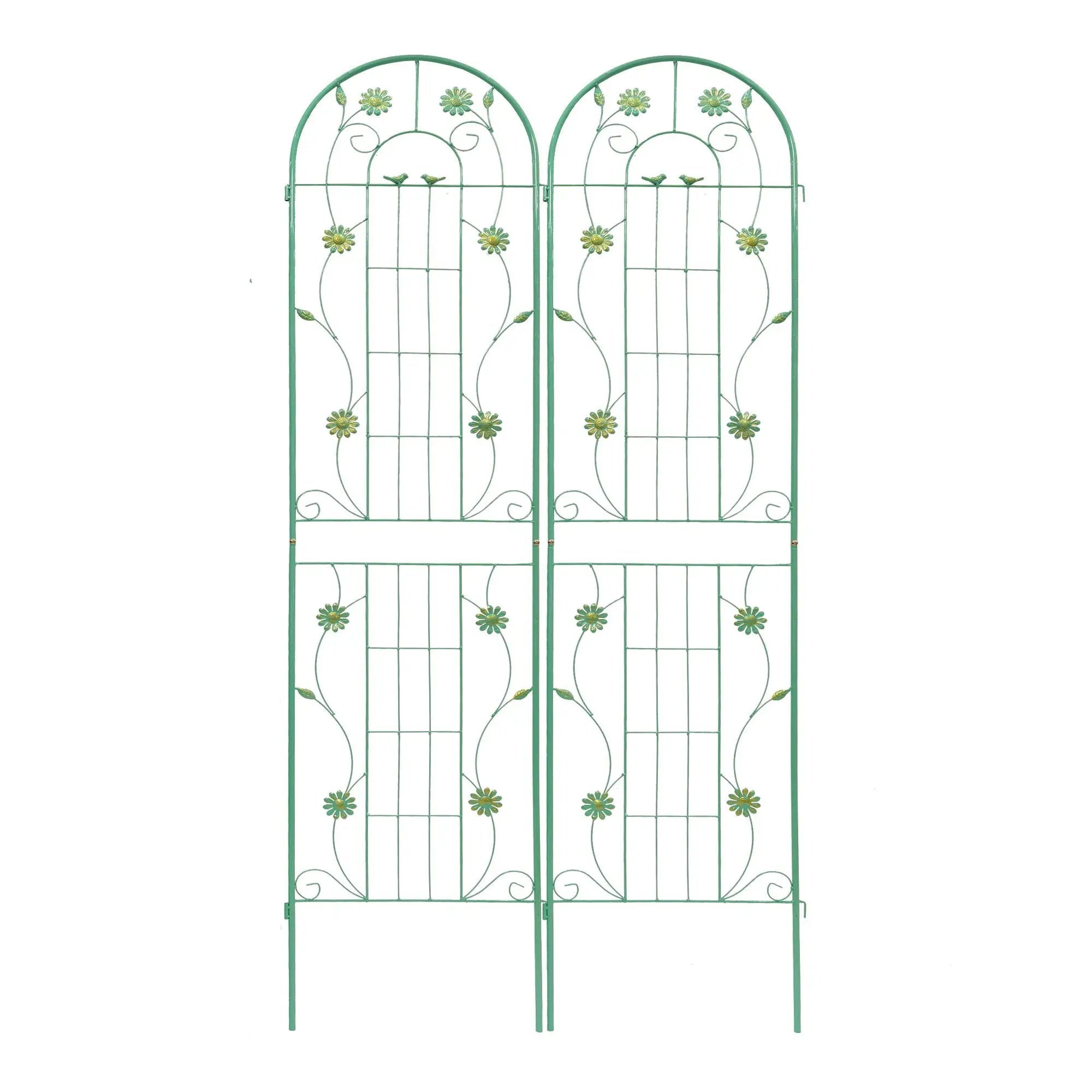 Metal Garden Trellis Rustproof Trellis For Climbing Plant Outdoor Flower Support by HouseOfZazla
