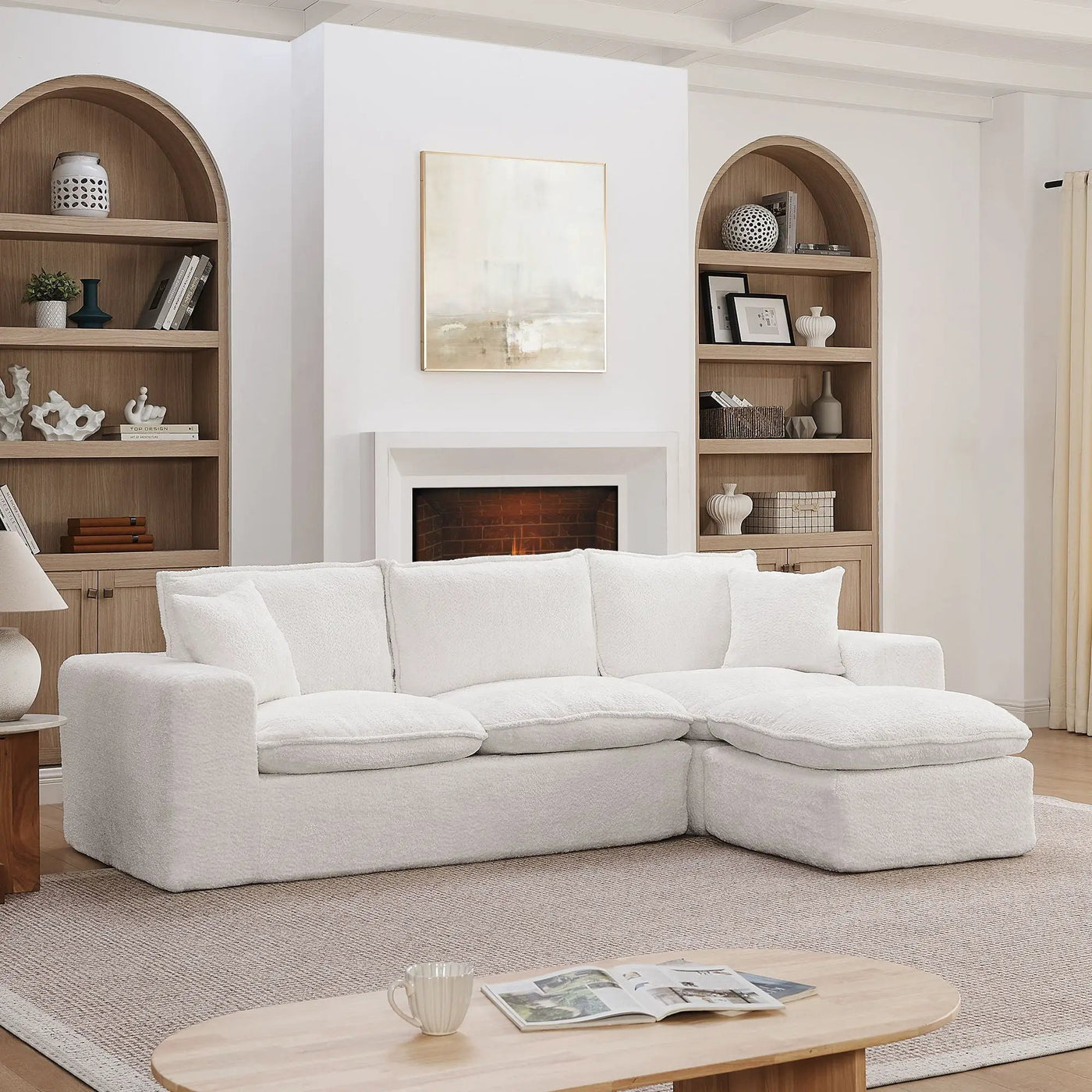 Sectional Sofa With Moveable Ottoman by HouseOfZazla