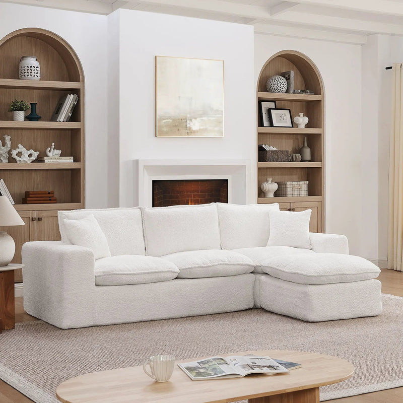 Sectional Sofa With Moveable Ottoman by HouseOfZazla