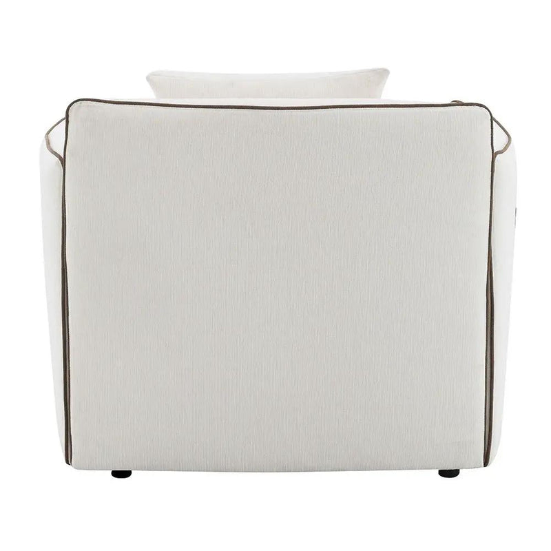 Yolanda - Chair With Pillow - Beige Chenille by Unique Piece Furniture