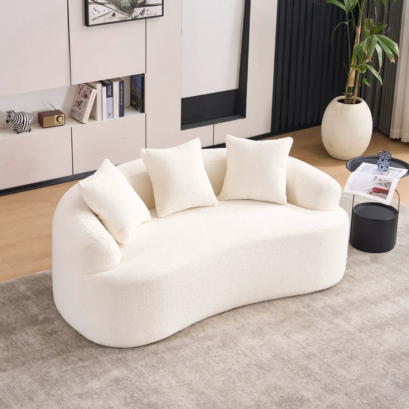 Loveseat Sofa, Compact Design For Small Spaces by HouseOfZazla