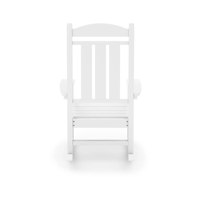 Traditional Porch Rocker Classic HDPE Poly Lumber For Porch, Patio, And Garden Comfort by Unique Piece Furniture