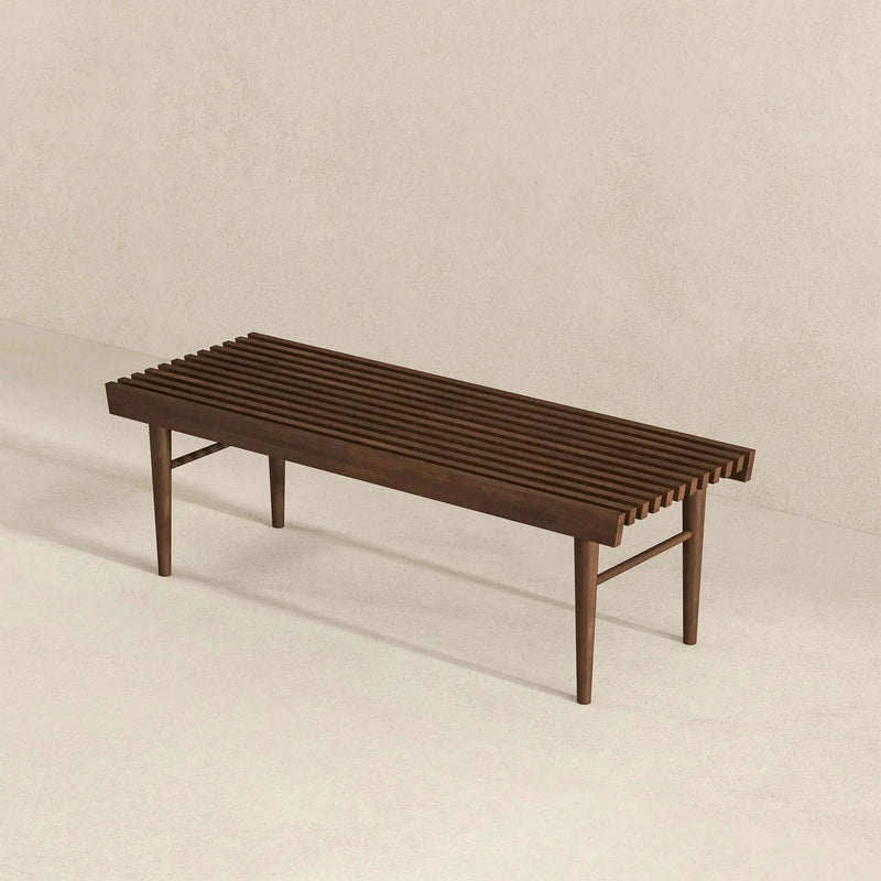 Mia - Bench - Dark Brown by HouseOfZazla
