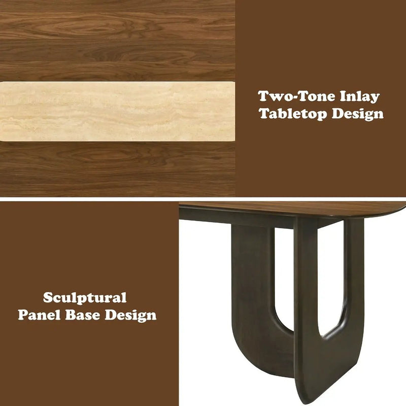Kyree - Dining Table - Walnut by Unique Piece Furniture
