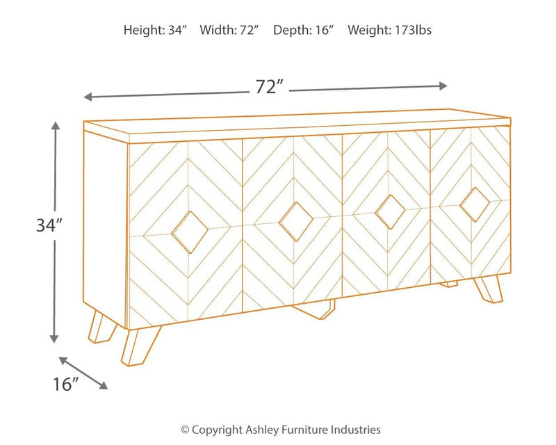Robin Ridge - Accent Cabinet - Brown / Beige by Unique Piece Furniture