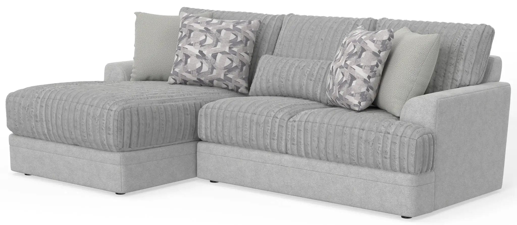 Titan - Sectional With Comfort Coil Seating And Accent Pillows Included by Unique Piece Furniture