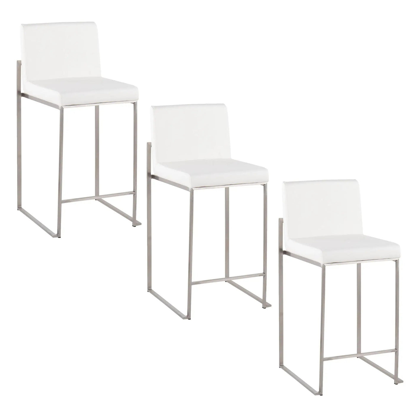 Fuji - Contemporary High Back Counter Stool, Functional Design by HouseOfZazla