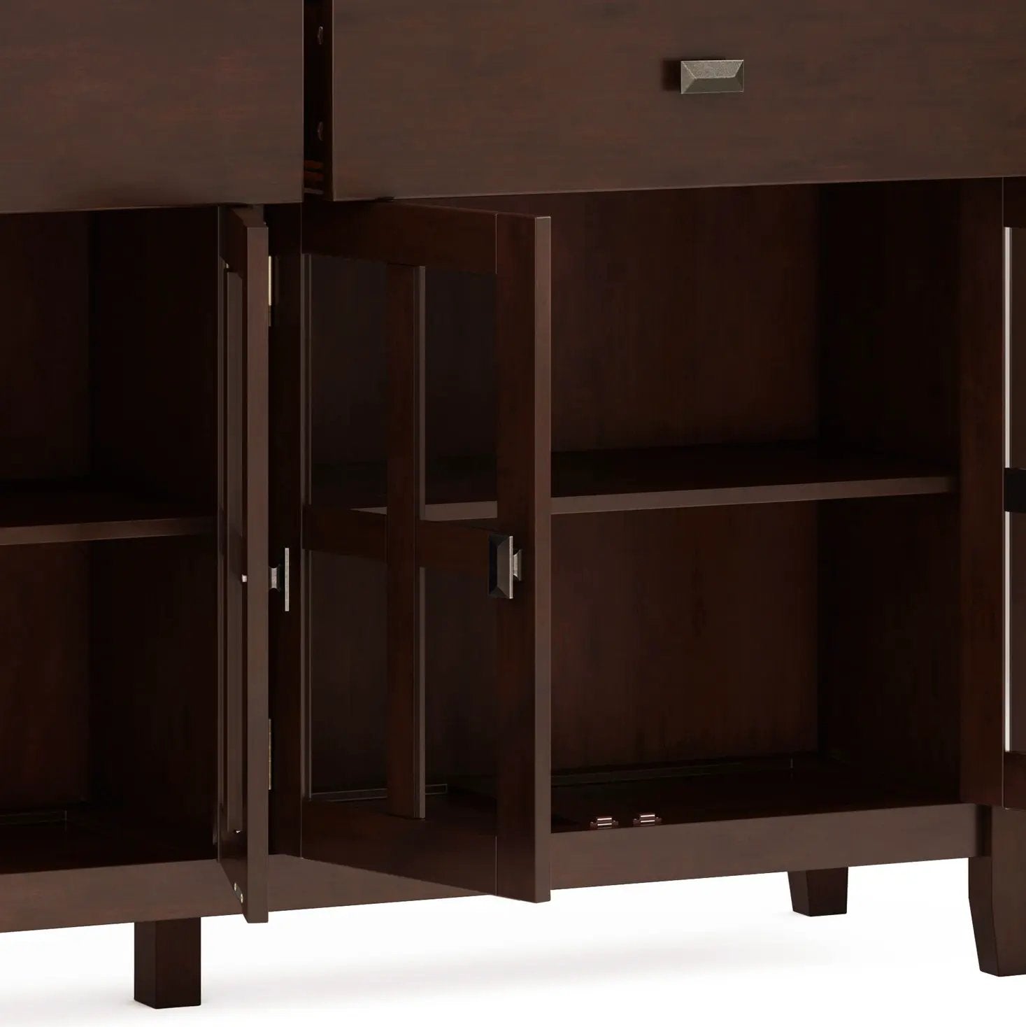 Artisan - Large 4 Door Sideboard Buffet - Russet Brown by HouseOfZazla