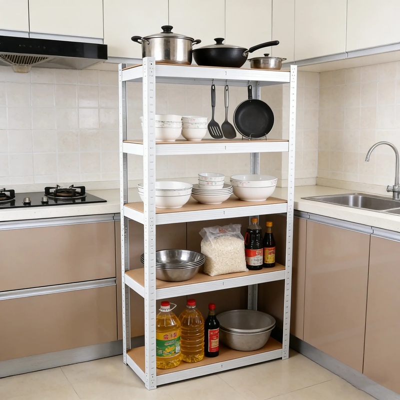 5 Tier Laminated Display Shelving Unit by HouseOfZazla