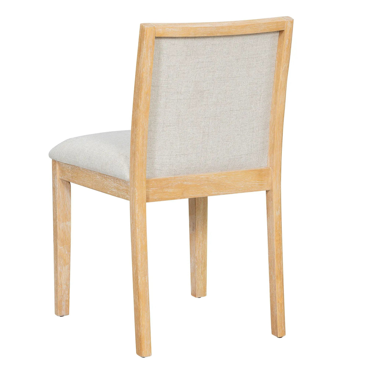 Dining Set With Rectangular Table, 4 Upholstered Chairs & 1 Padded Bench by HouseOfZazla