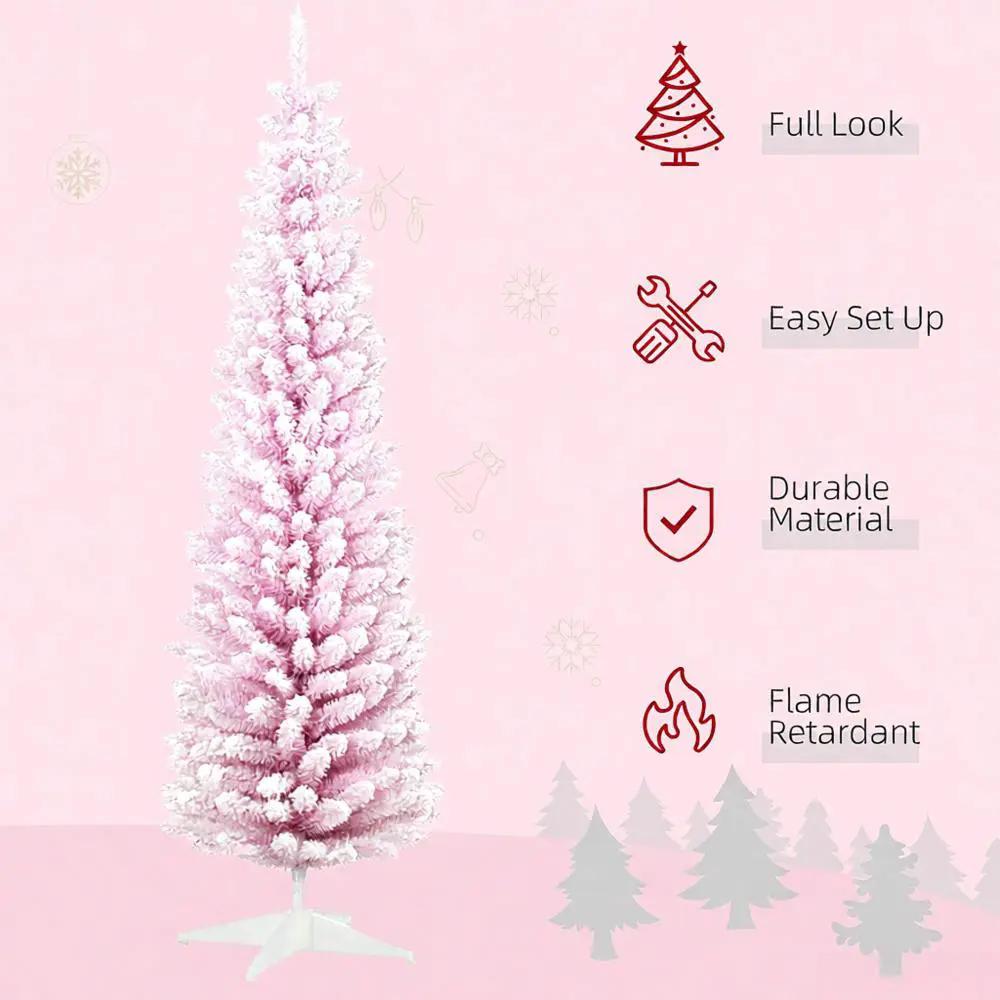 Snow Flocked Artificial Christmas Tree by HouseOfZazla