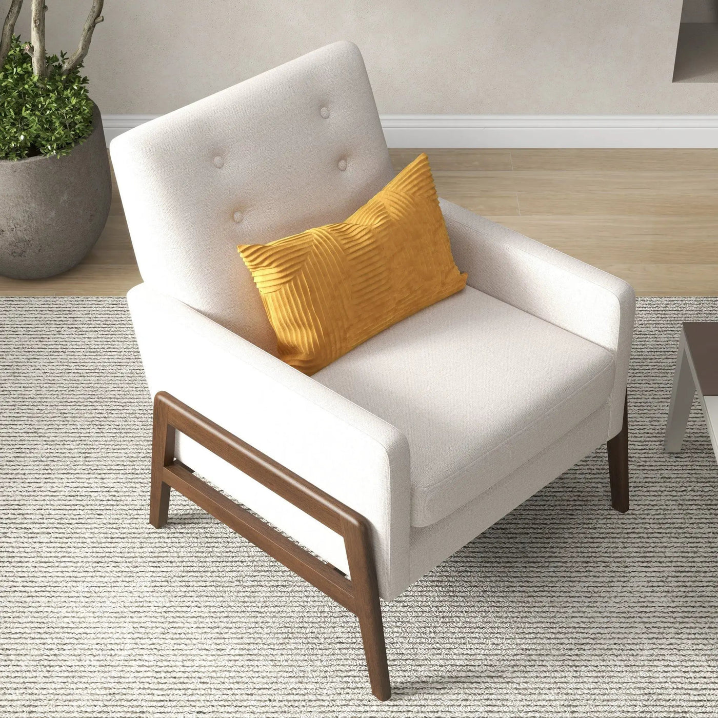 Cole - Solid Wood Lounge Chair by HouseOfZazla