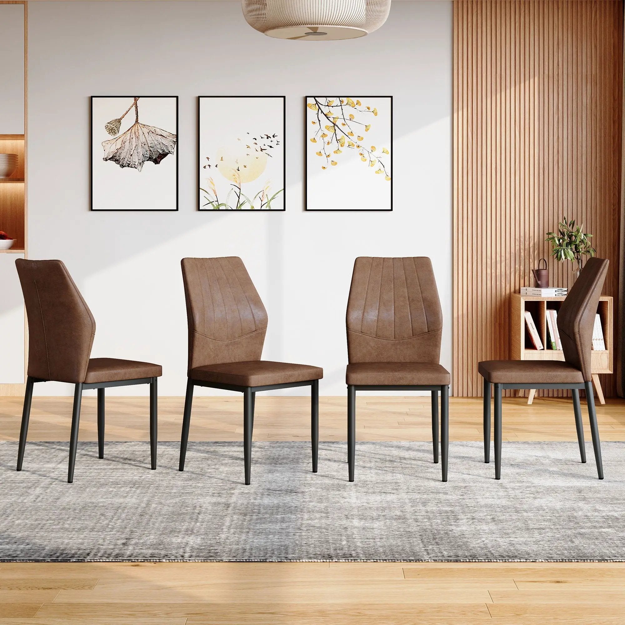 Dining Chairs With Shell Pattern, Comfort And Style by Unique Piece Furniture