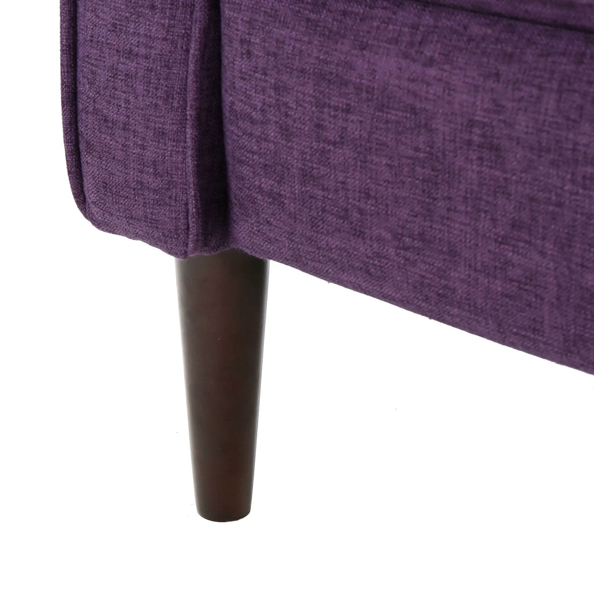 Mid-Century Modern Recliner With Button Tufted Waffle Stitch by HouseOfZazla