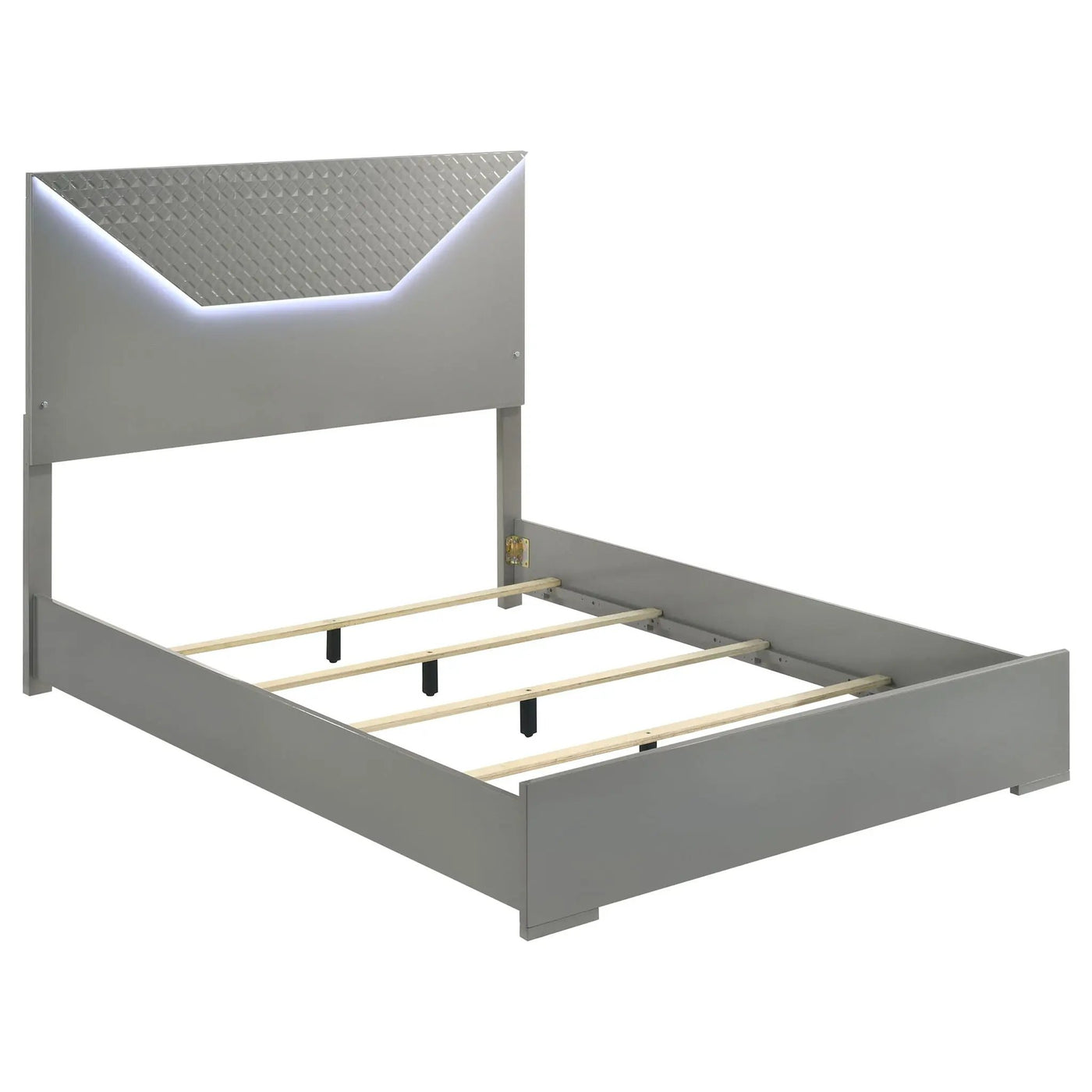 Pierce - Panel Bed LED Headboard by HouseOfZazla
