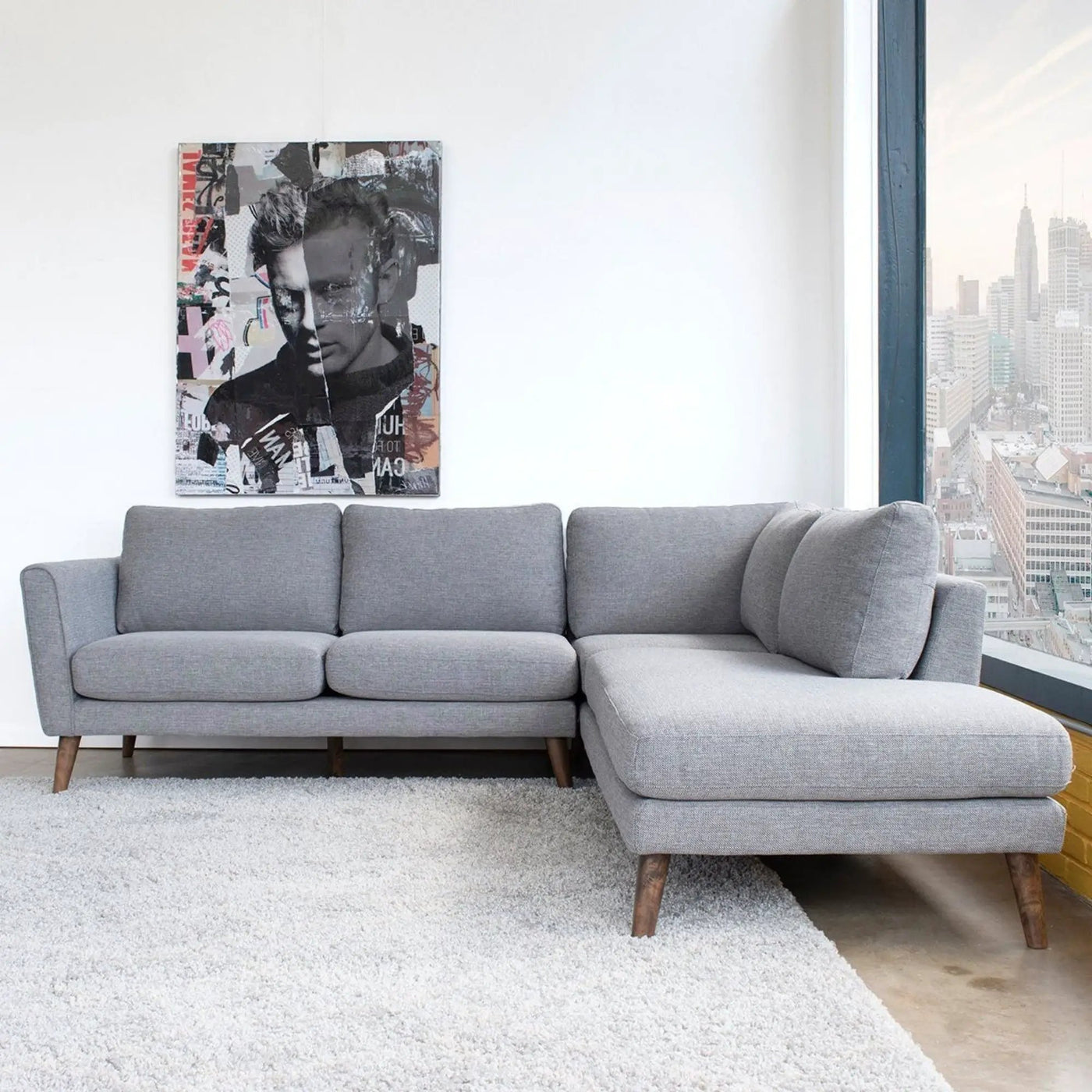 Benson - Sectional Sofa With Chaise by HouseOfZazla