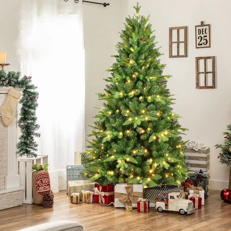 5ft Pre-Lit Christmas Tree with 250 Warm Lights, photo 3 of 10