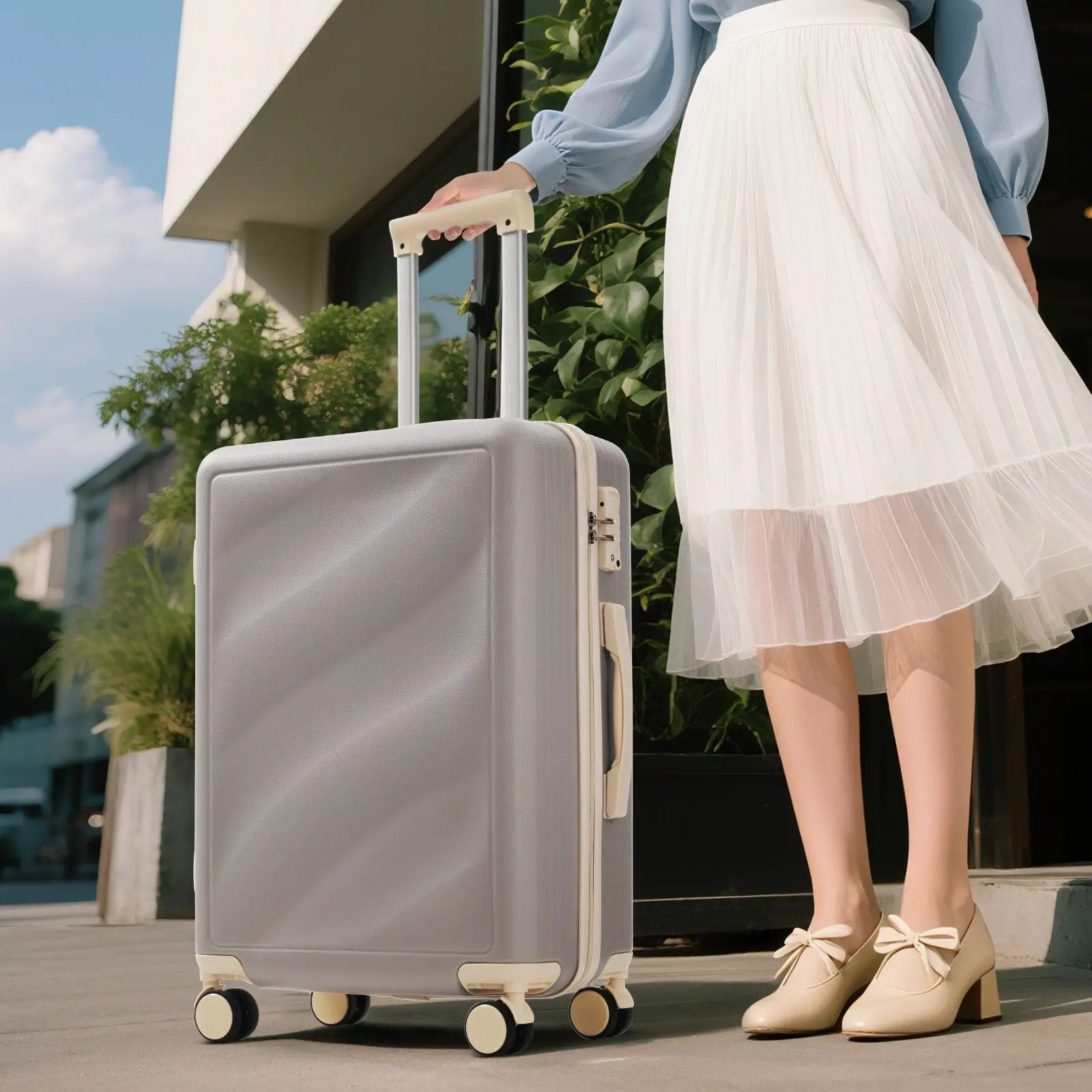 3 Piece Lightweight ABS Luggage Set by HouseOfZazla
