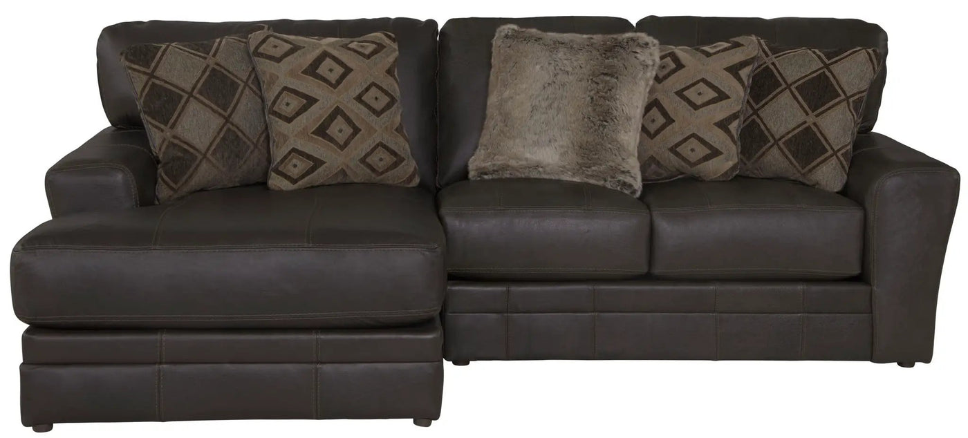 Denali - Italian Leather Match Sectional by Unique Piece Furniture