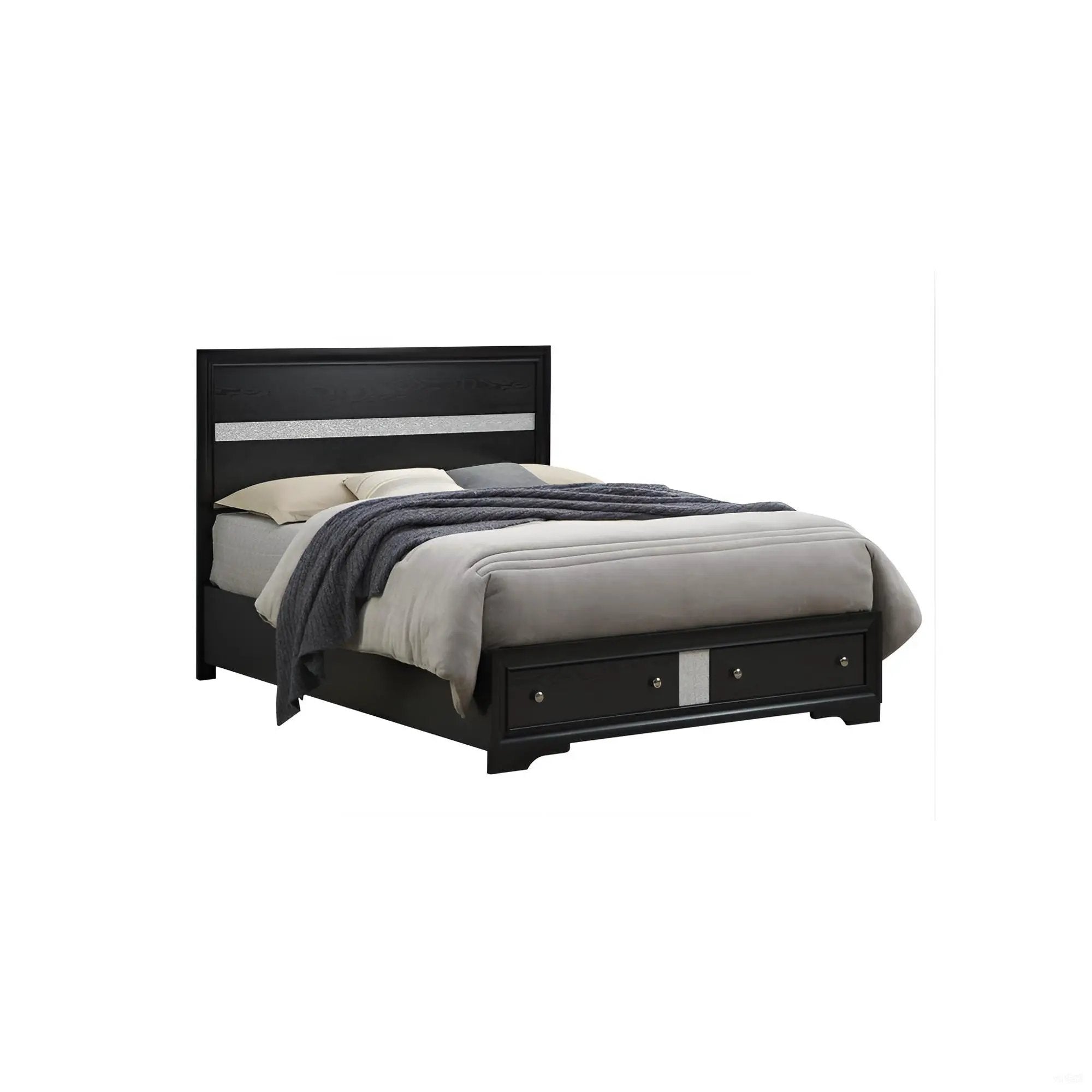 Madrid G02350B-QB Queen Bed by HouseOfZazla