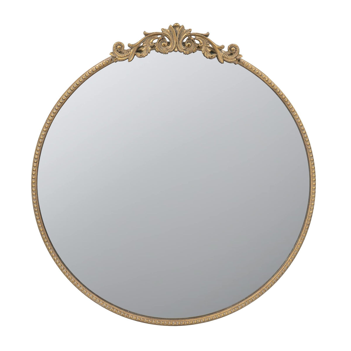 Classic Design Wall Mirror with Baroque-Inspired Frame – Gold or Black