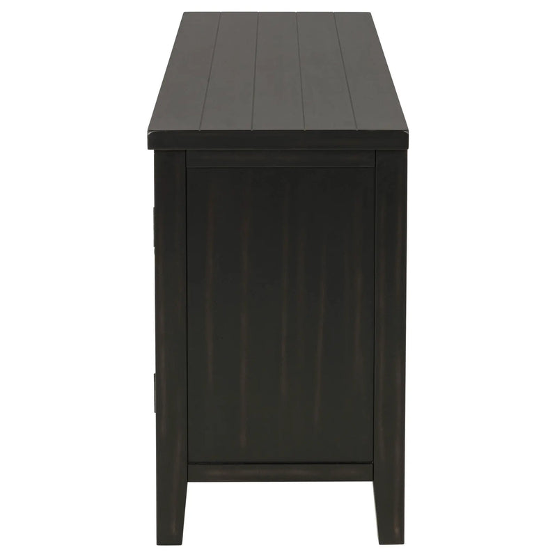 Concord 2-door 60-inch TV Stand Console Distressed Java by Unique Piece Furniture