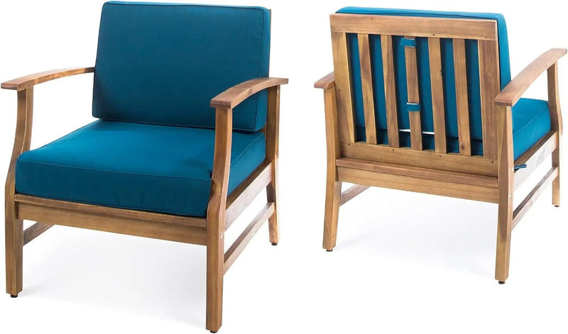 Perla Contemporary Club Chair with Water Resistant Cushion by HouseOfZazla