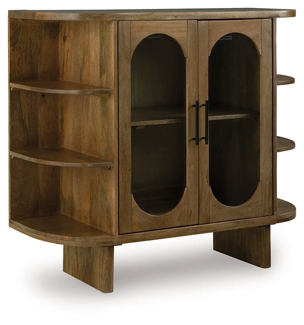 Niall - Accent Cabinet - Light Brown by Unique Piece Furniture