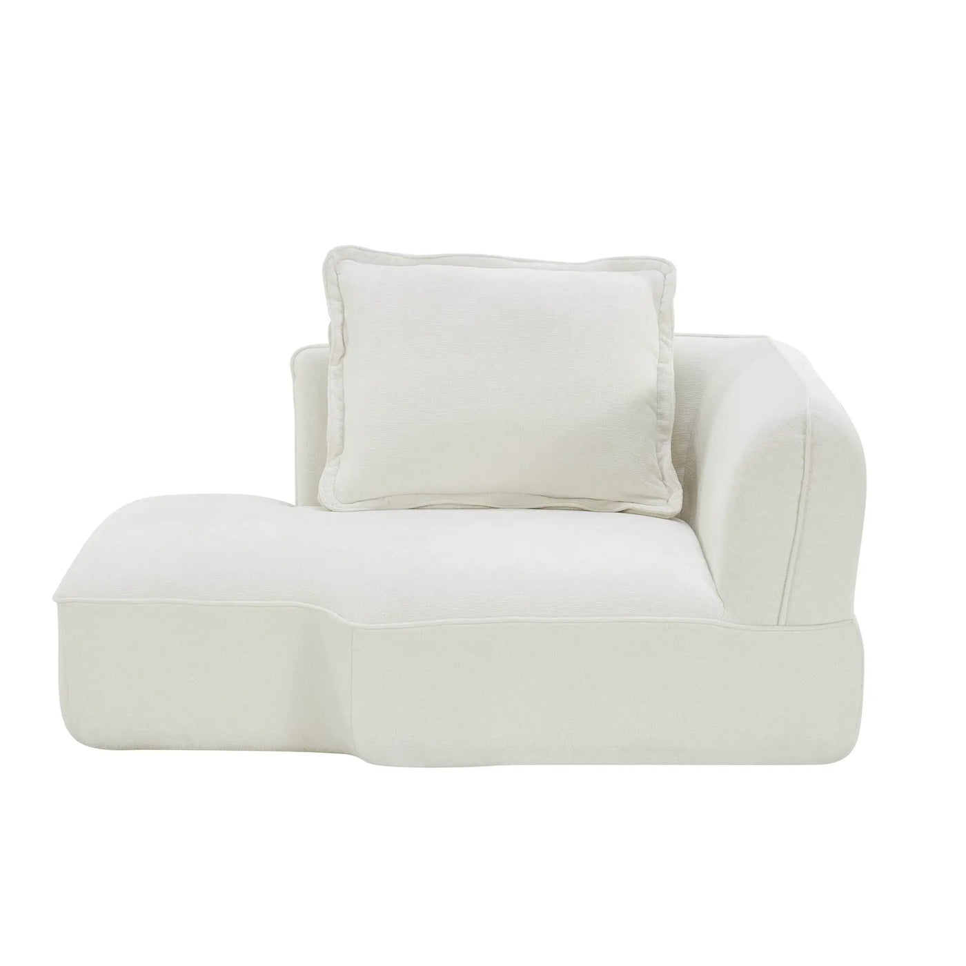 122" Modern L-Shaped Sectional Sofa with High-Density Foam and Chaise Lounge by HouseOfZazla