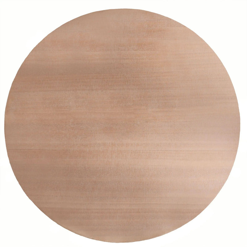Modern Round Wood Coffee Table, Accent Table For Living Room - Antique Natural / Natural / Rustic by Unique Piece Furniture