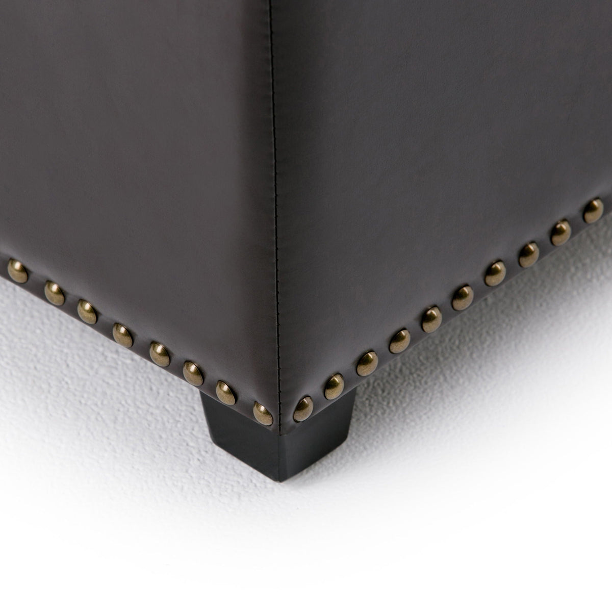 Upholstered Large Storage Ottoman with Child Safety Hinge - Dark Brown, Red, Pearl Silver, photo 18 of 29