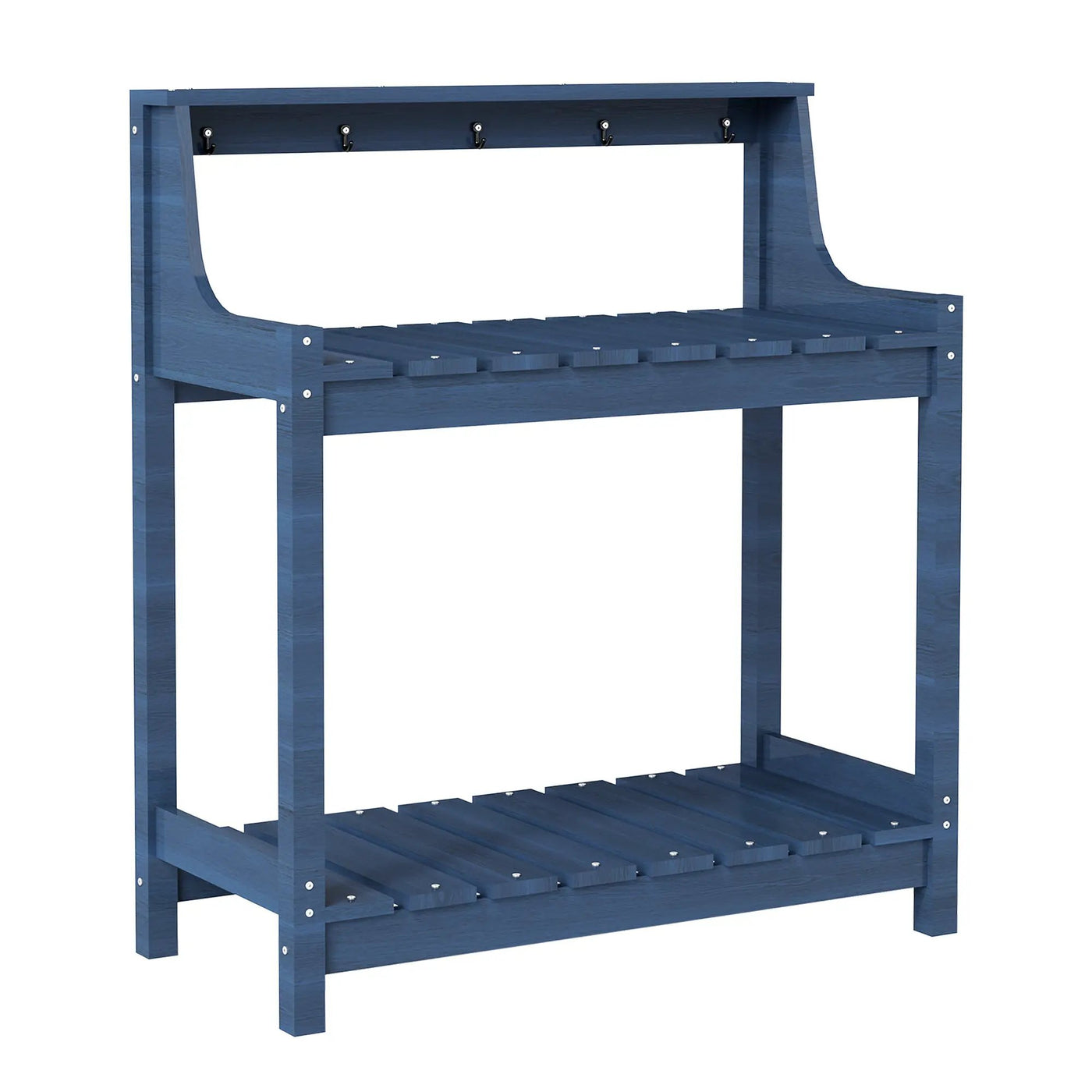 Potting Benches for Outside, HDPE Garden Potting Table with Storage by HouseOfZazla