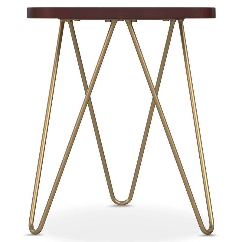 Patrice - Handcrafted Metal And Wood Accent Table by Unique Piece Furniture